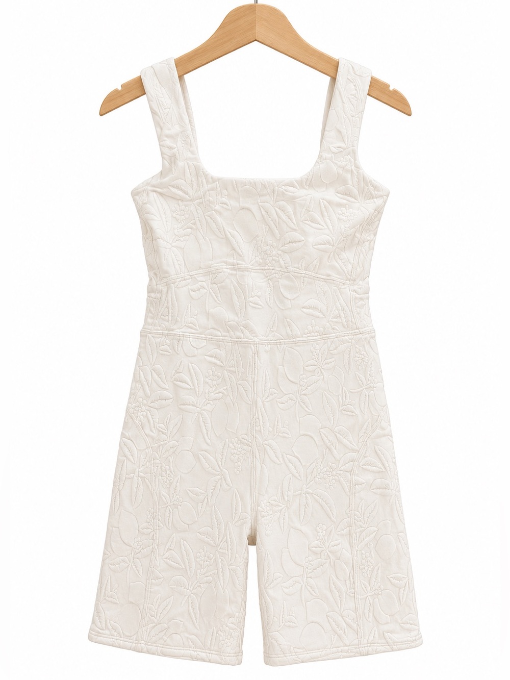 Twenty White Embroidered One-Piece Romper